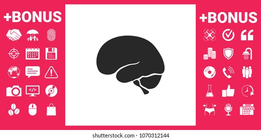 Human brain icon