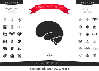 Human brain icon