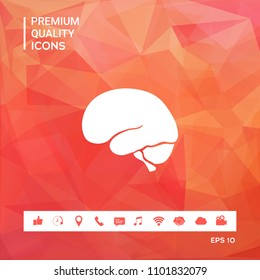 Human brain icon