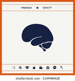 Human brain icon