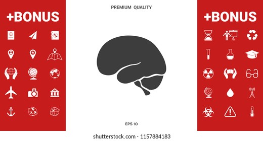 Human brain icon