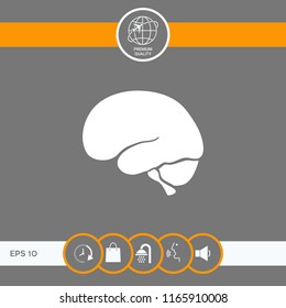 Human brain icon