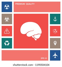 Human brain icon