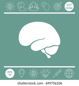 Human brain icon