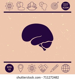 Human brain icon