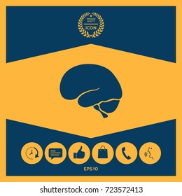 Human brain icon