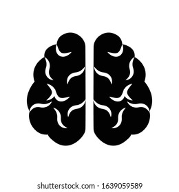 Human brain icon. Brainstorming icon