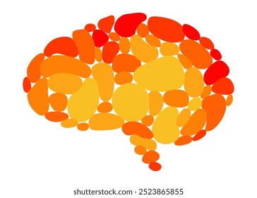 Icono del cerebro humano. Elemento de concepto de creación e idea. Ciencia de innovación, aprendizaje automático, IA o desarrollo de nuevas tecnologías. Inicio de la salud cerebral humana