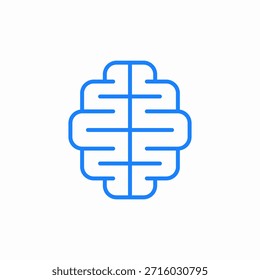 Symbolvektor des menschlichen Gehirns