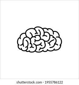 Human brain icon - vector