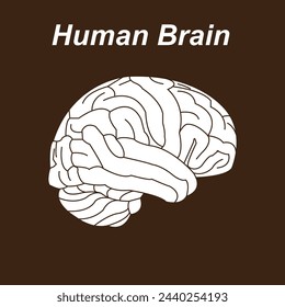 Human brain icon vector illustration design