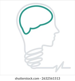 Infografía del cerebro humano creada en el ilustrador 