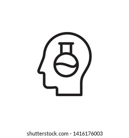human, brain, innovation icon. Simple thin line, outline vector of Mind process icons for UI and UX, website or mobile application