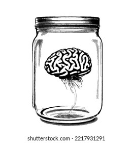 1,977 Brain In A Jar Images, Stock Photos &amp; Vectors | Shutterstock