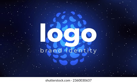 Human brain or lotus. Flower petals. Creative art. Colorful template. Vibrant colors. Space background. Vector illustration eps10.