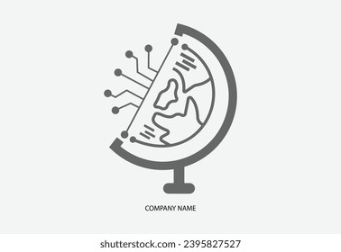 Ilustración del icono del vector médico del cerebro humano aislado en fondo blanco