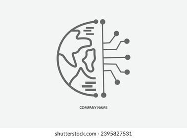 Ilustración del icono del vector médico del cerebro humano aislado en fondo blanco