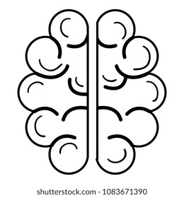 human brain organ icon
