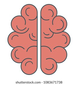 human brain organ icon