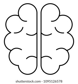 human brain organ icon
