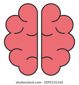 human brain organ icon