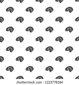 Human brain pattern seamless repeat background for any web design