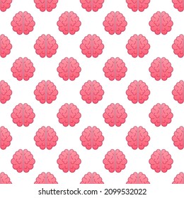 Human brain pattern. Thinking process, brainstorming, good idea, brain activity. Vector stock illustration.