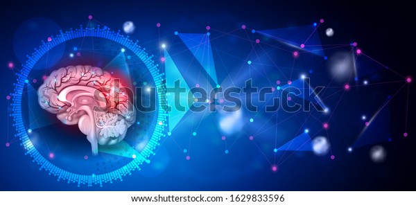 Human Brain Problems Treatment Concept On Stock Vector (Royalty Free ...