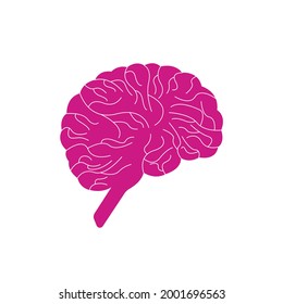 human brain. Psychological analysis and psychotherapy concept. Mental health and psychology concept. Vector design EPS 10.