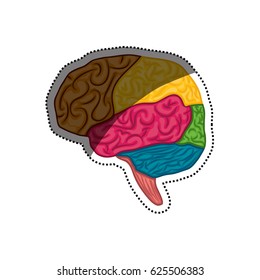 Human brain symbol