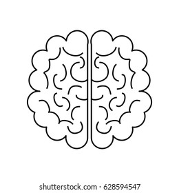 Human brain symbol