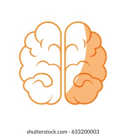 Human brain symbol