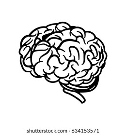 Human brain symbol