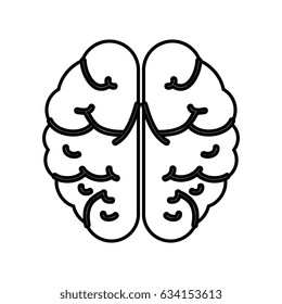Human brain symbol