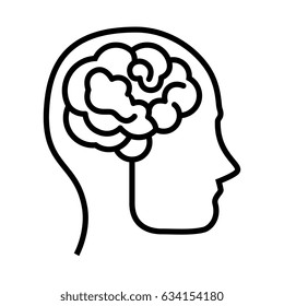 Human brain symbol