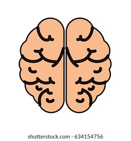 Human brain symbol