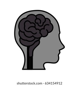 Human brain symbol