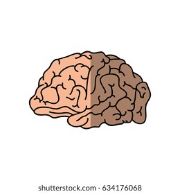 Human brain symbol