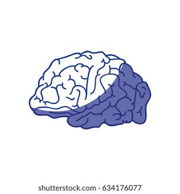 Human brain symbol