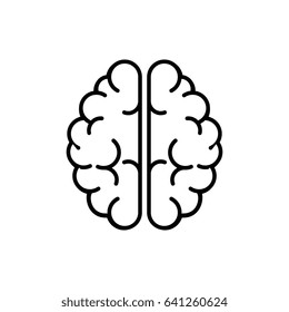 Human Brain Symbol Stock Vector (Royalty Free) 641260624 | Shutterstock