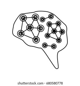 Human brain symbol