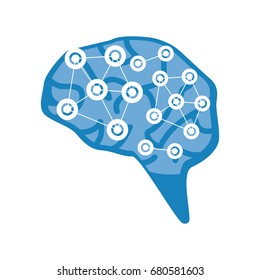 Human brain symbol