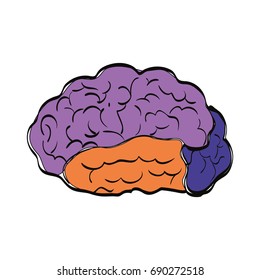 Human brain symbol