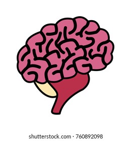 Human brain symbol