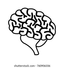 Human brain symbol
