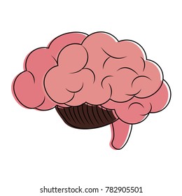 Human brain symbol