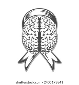 Human Brain vector design for mental health