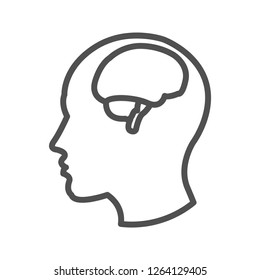 Human Brain Vector Icon