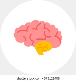Human Brain Vector Icon