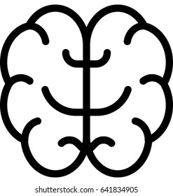 Human Brain Vector Icon